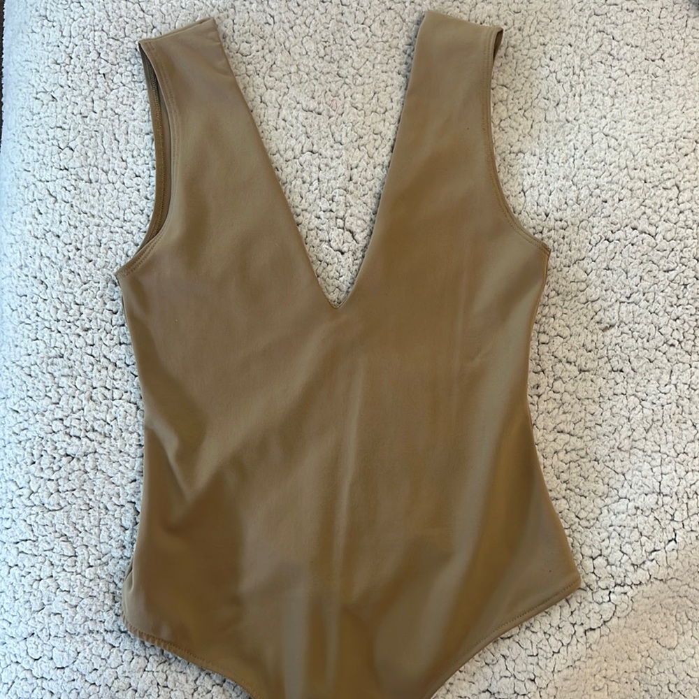 Free people nude bodysuit size xs